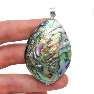 Colgante Abalón y plata de 1ª ley