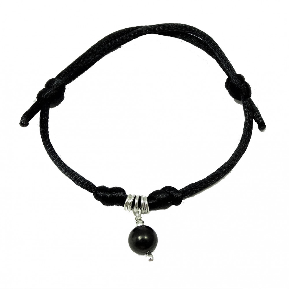 Pulsera Shungit y plata 1ª ley Pulsera Shungit y plata 1ª ley