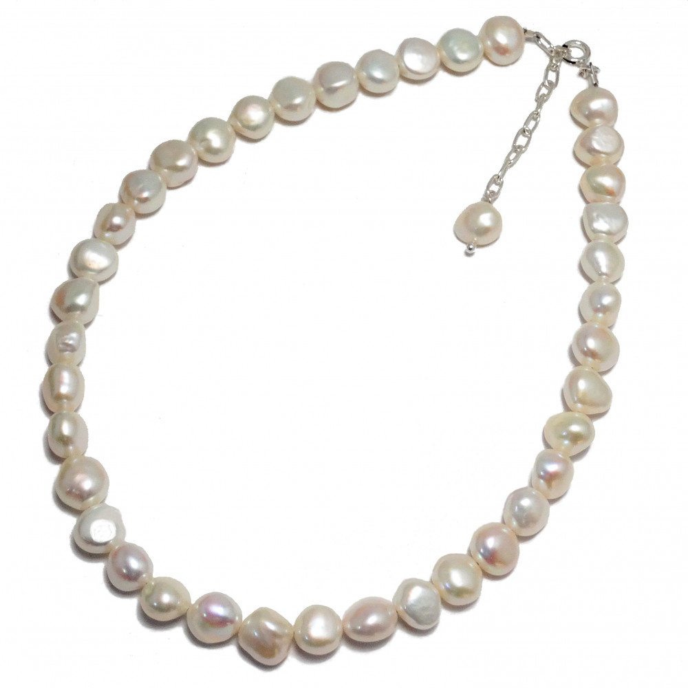 Collar perlas cultivadas y plata 925 mm.