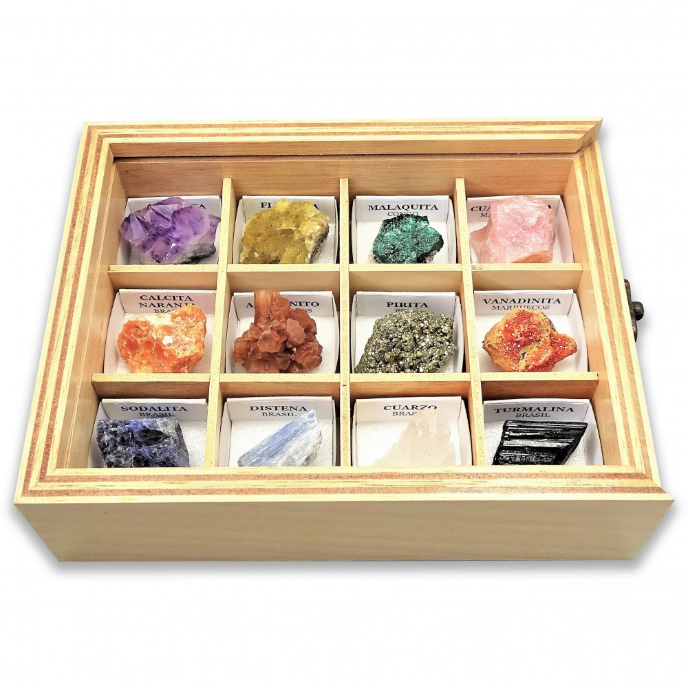 Comprar Colección 40 Minerales en Caja de Cartón