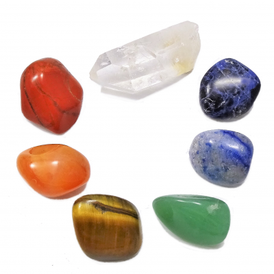 Conjunto piedras de los 7 chakras