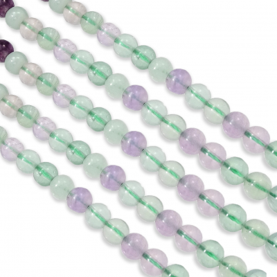 Hilo de Fluorita 6 mm lisa