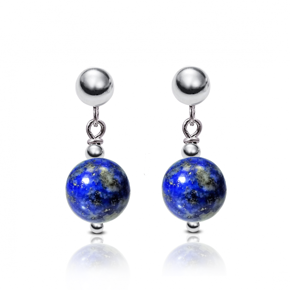 Pendientes de Lapislázuli y plata de 1ª ley Pendientes de Lapislázuli y plata de 1ª ley