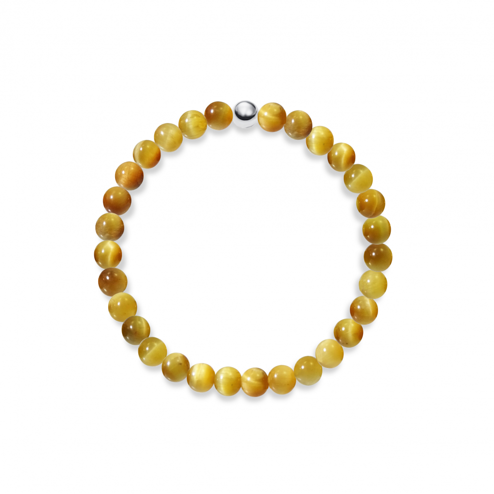 Pulsera Ojo de Gato y plata de 1ª ley Pulsera Ojo de Gato y plata de 1ª ley