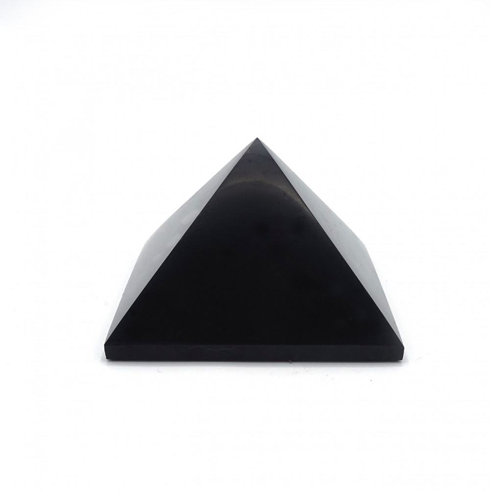 Pirámide Shungit 7x7 Brillo