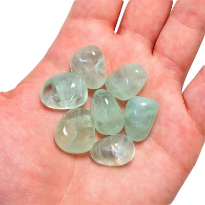 Rodado de Fluorita Verde