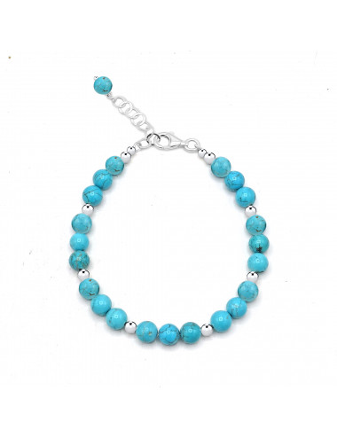 Pulsera de Turquesa y plata...