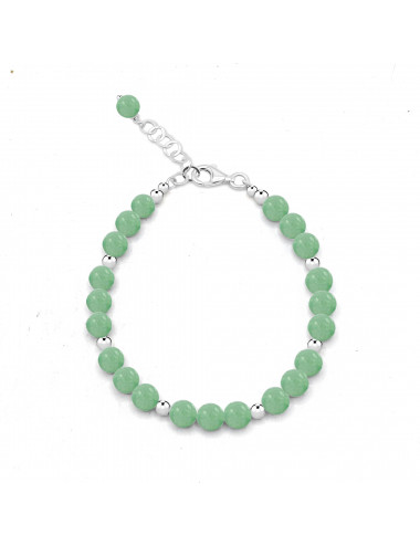 Pulsera de Cuarzo Verde 6...