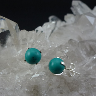 Pendientes turquesa