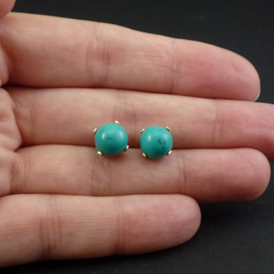 Pendientes turquesa