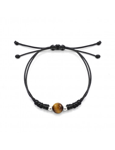 Pulsera de Ojo de Tigre y...