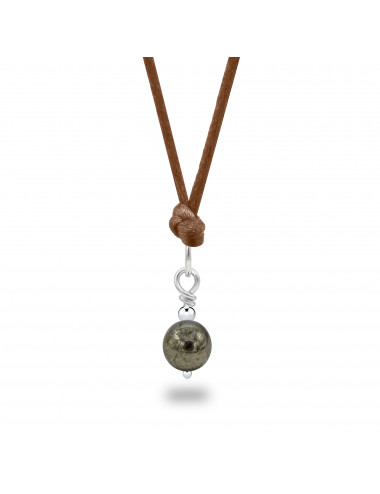 Colgante de Pirita y plata