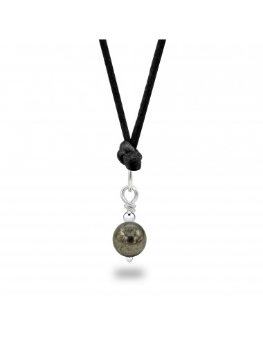 Colgante de Pirita y plata
