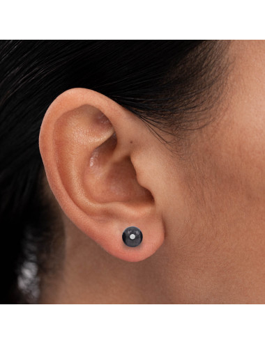 Pendientes de Shungit y plata