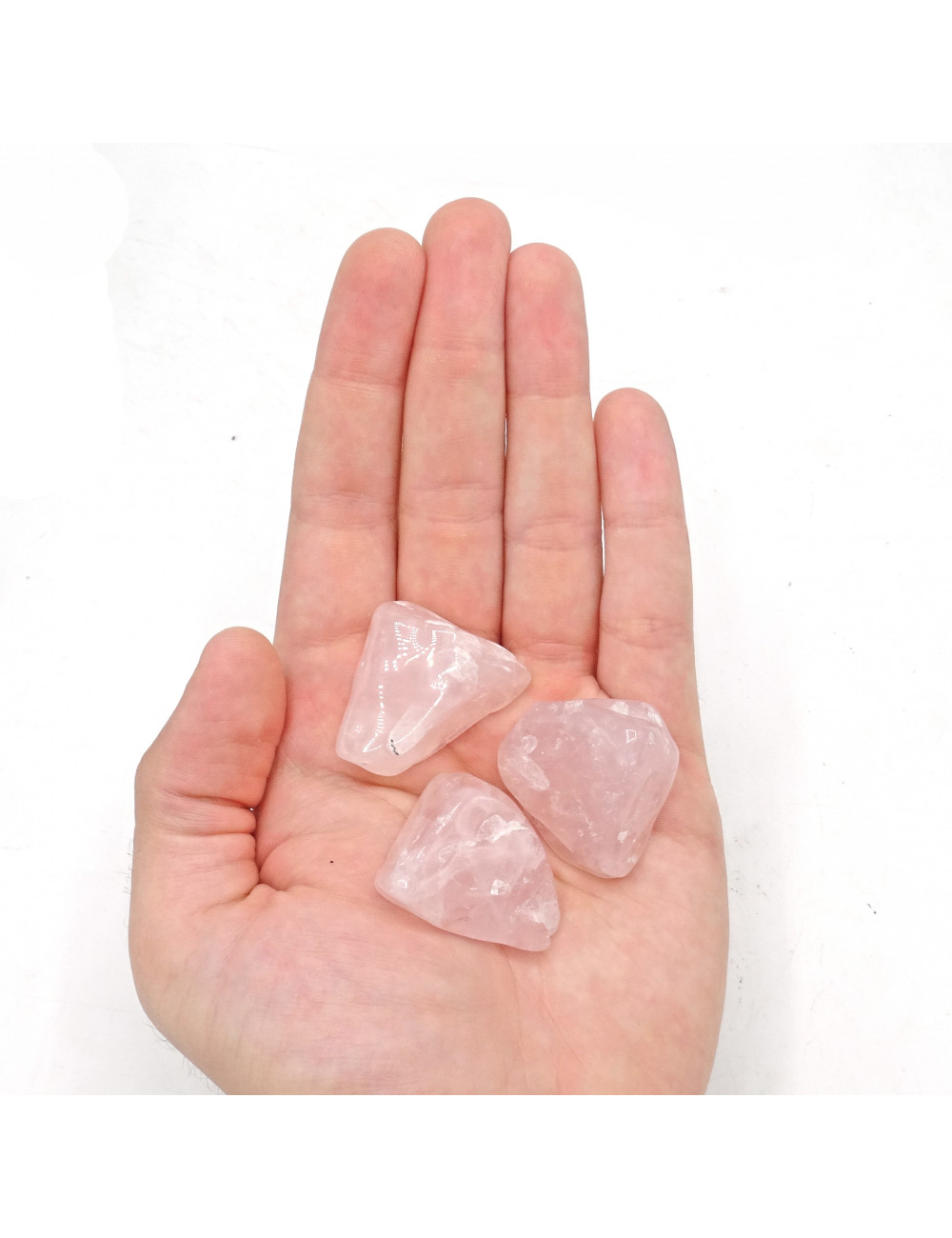 Rodado de Cuarzo Rosa "forma natural"