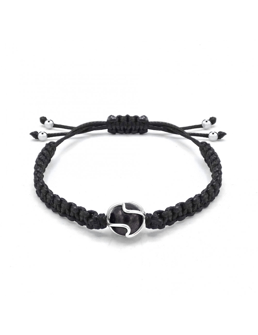 Pulsera de Azabache y plata de 1ª ley
