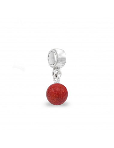 Fetiche de Coral y plata de...