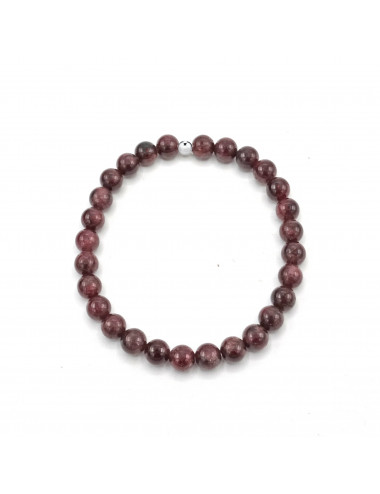 Pulsera de Granate y plata de 1ª ley