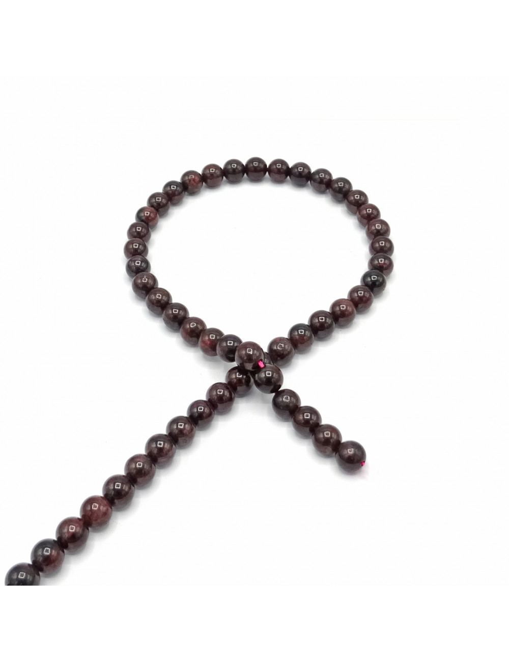 Hilo de Granate 7 mm liso