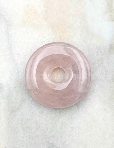 Dónut de Cuarzo Rosa grande