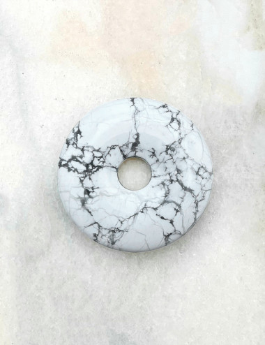 Dónut de Howlita 4,5 cm