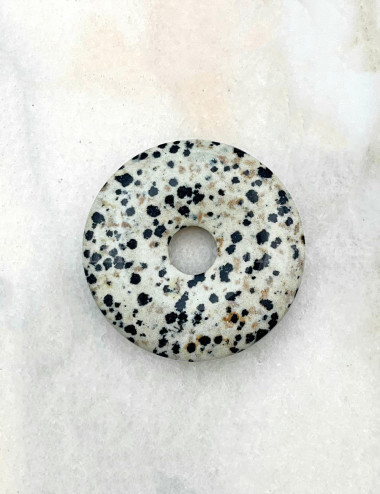 Dónut de Jaspe dálmata 4,5 cm