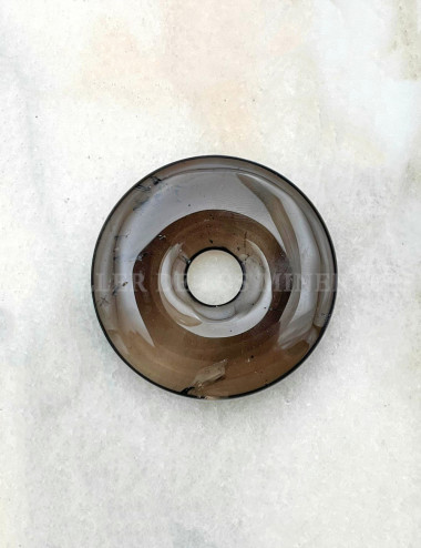 Dónut de Cuarzo ahumado grande