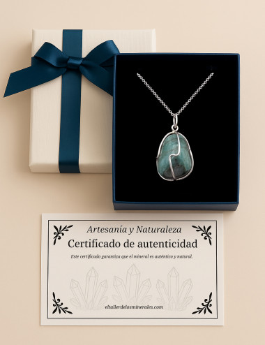 Colgante de Esmeralda y plata