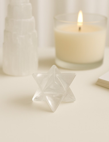 Merkabat de Cuarzo Cristal...
