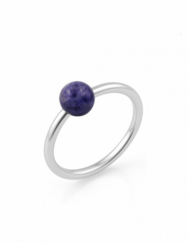 Anillo de Charoita y plata...