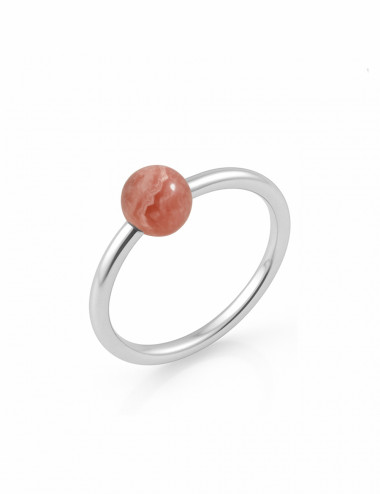 Anillo de Rodocrosita y...