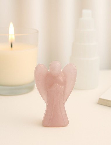 Ángel de Cuarzo rosa...