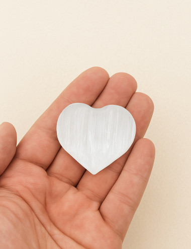 Corazón de Selenita pequeño
