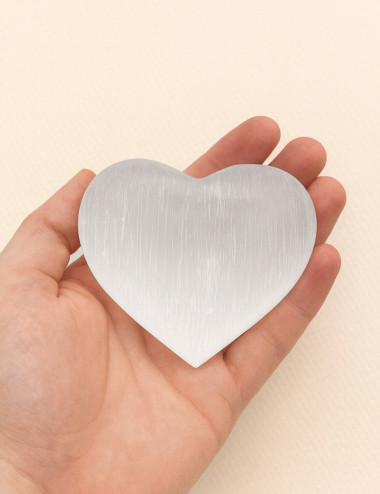 Corazón de Selenita grande