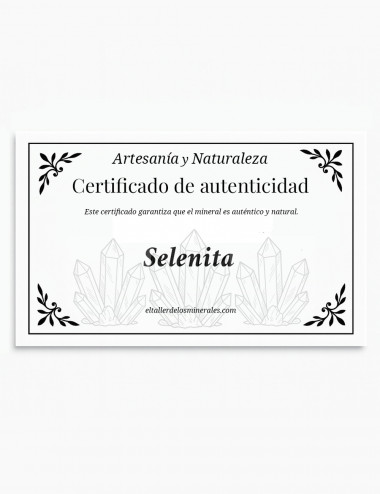 Portavela de selenita natural en forma de yin-yang