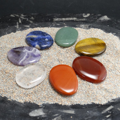 Conjunto piedras de los 7 chakras