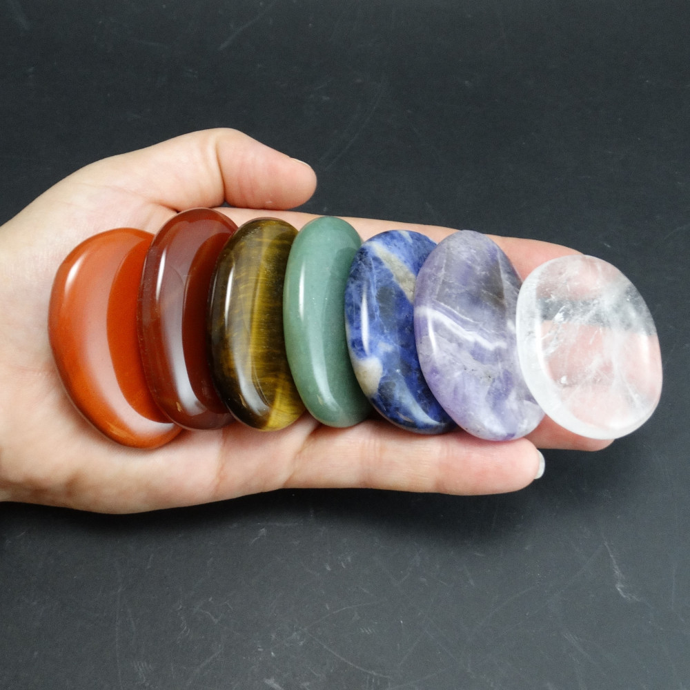 Conjunto piedras de los 7 chakras