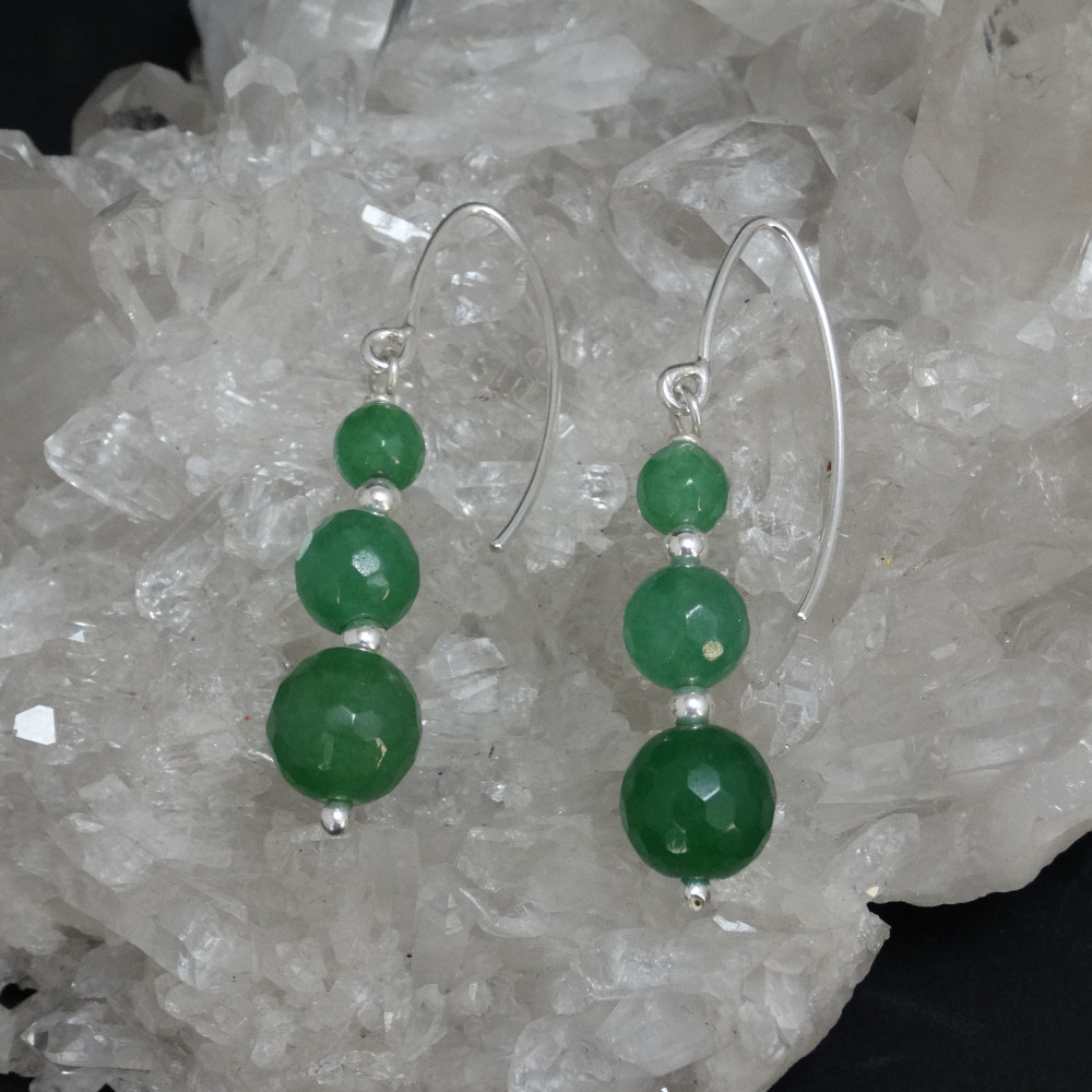 Pendientes cuarzo verde Pendientes cuarzo verde