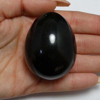 Huevo obsidiana sin perforar