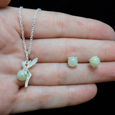 Conjunto de Hadita, Piedra de Luna y plata de 1ª ley