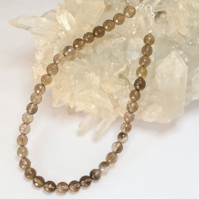Collar cuarzo ahumado
