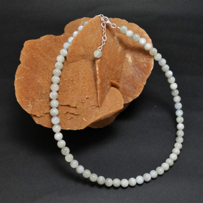 Collar piedra luna y plata de 1ª ley