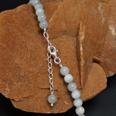 Collar piedra luna y plata de 1ª ley
