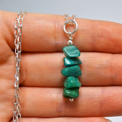 Conjunto de Amazonita y plata 1ª ley