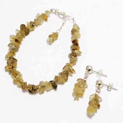 Conjunto Cuarzo Rutilado 