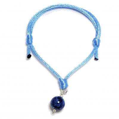 Pulsera sodalita y plata 1ª ley