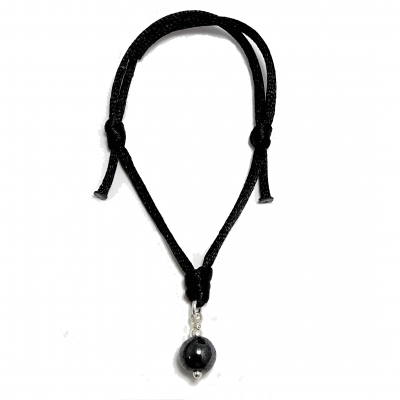 Pulsera Ónix y plata 1ª ley