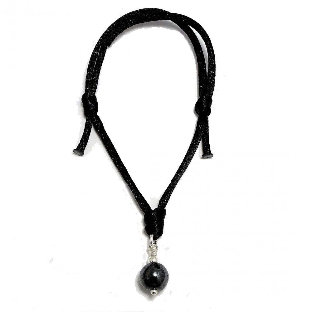 Pulsera Ónix y plata 1ª ley